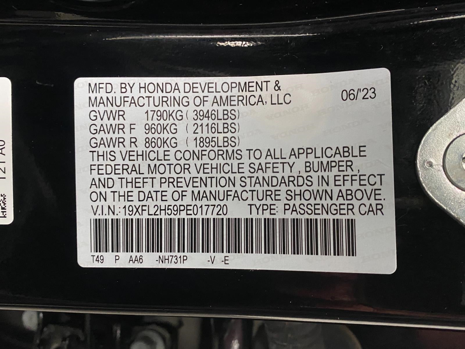 2023 Honda Civic Hatchback LX CVT