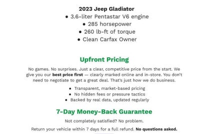 2023 Jeep Gladiator Mojave 4x4