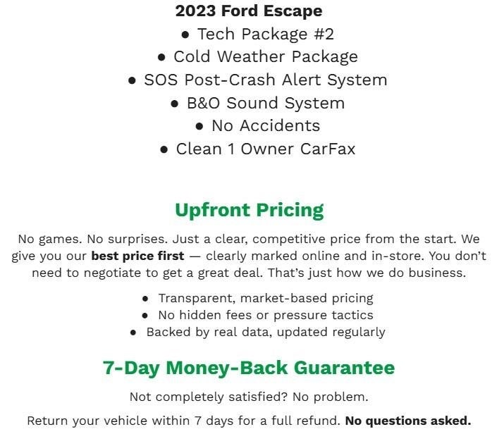2023 Ford Escape Active AWD