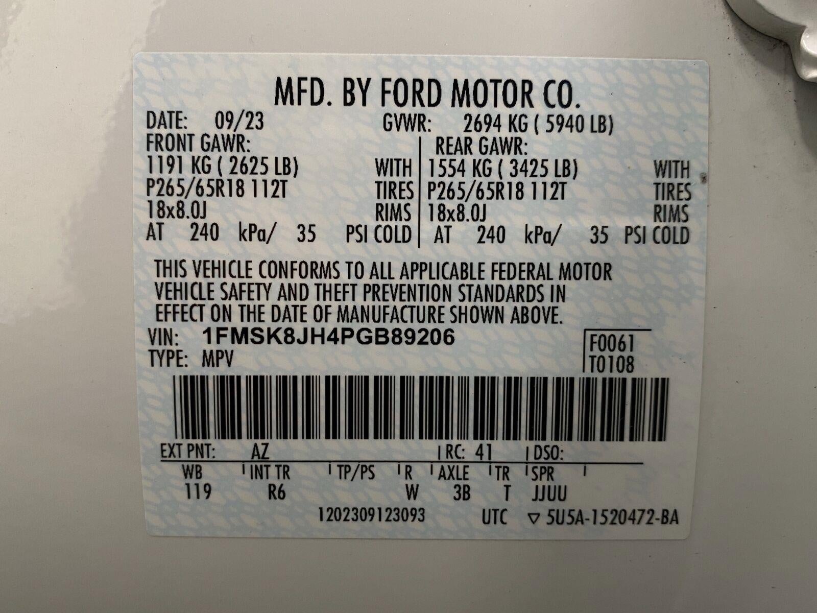 2023 Ford Explorer Timberline 4WD