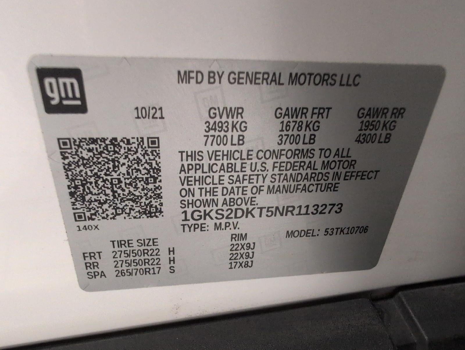 2022 GMC Yukon 4WD 4dr Denali