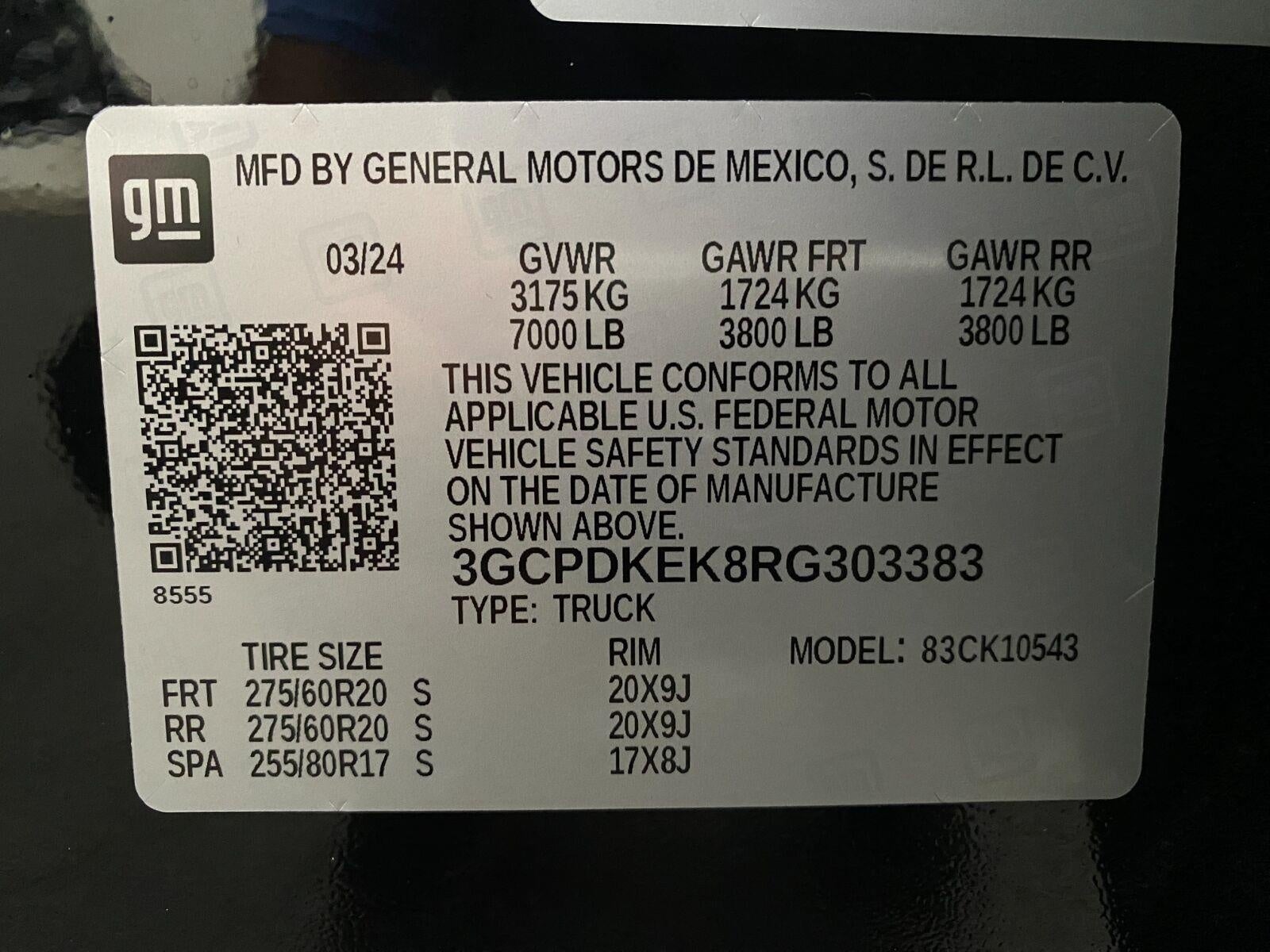 2024 Chevrolet SILVERADO 1500 LT
