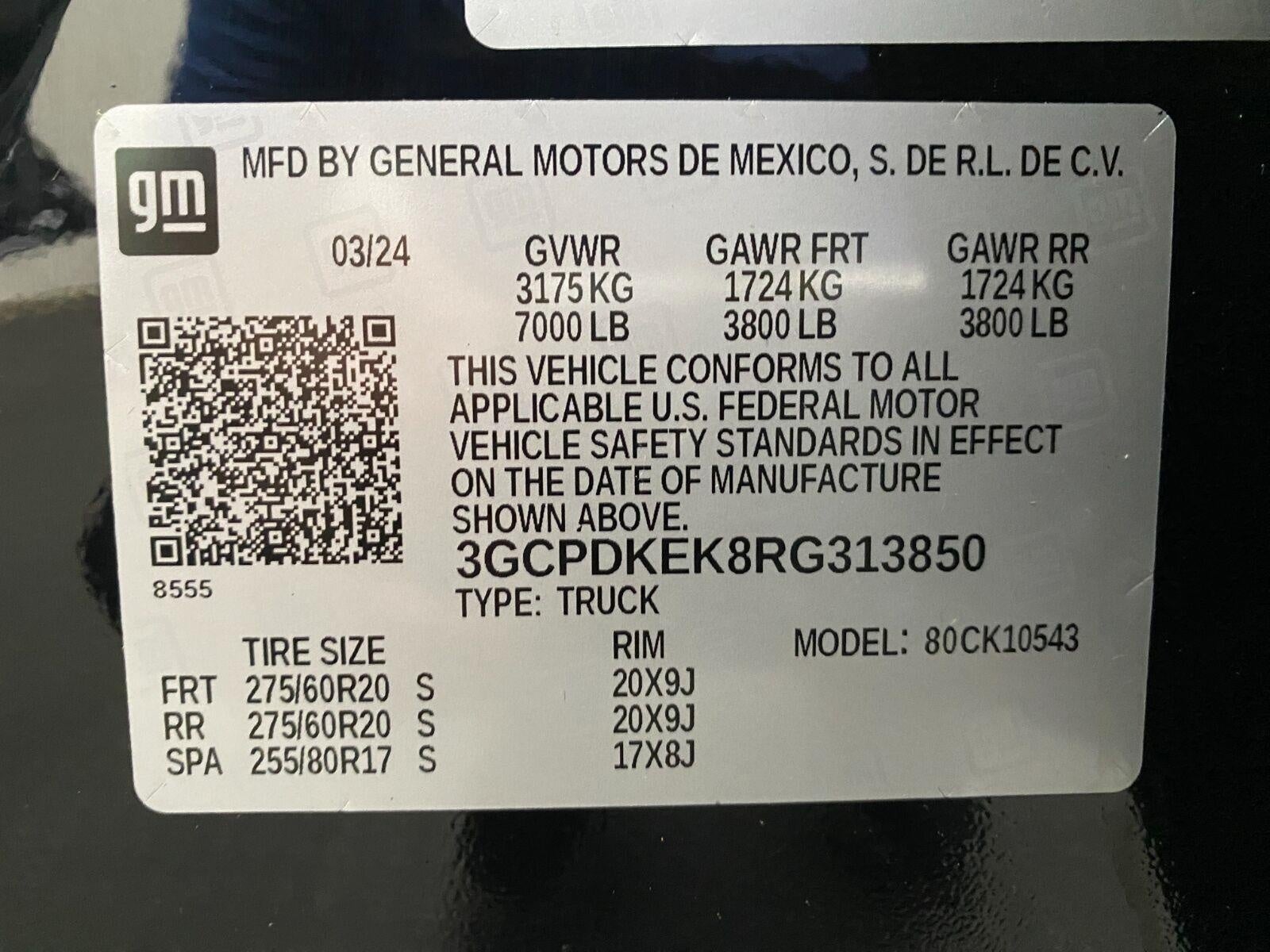 2024 Chevrolet SILVERADO 1500 LT