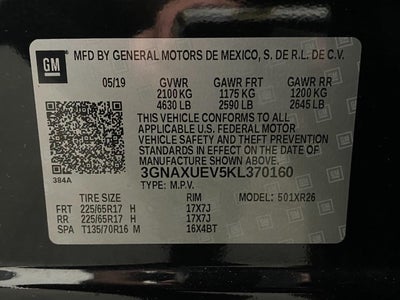 2019 Chevrolet Equinox AWD 4dr LT w/1LT