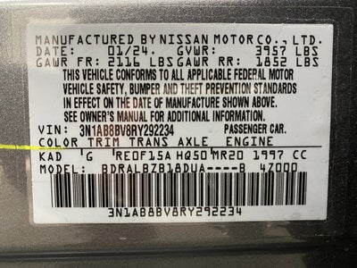 2024 Nissan Sentra S CVT