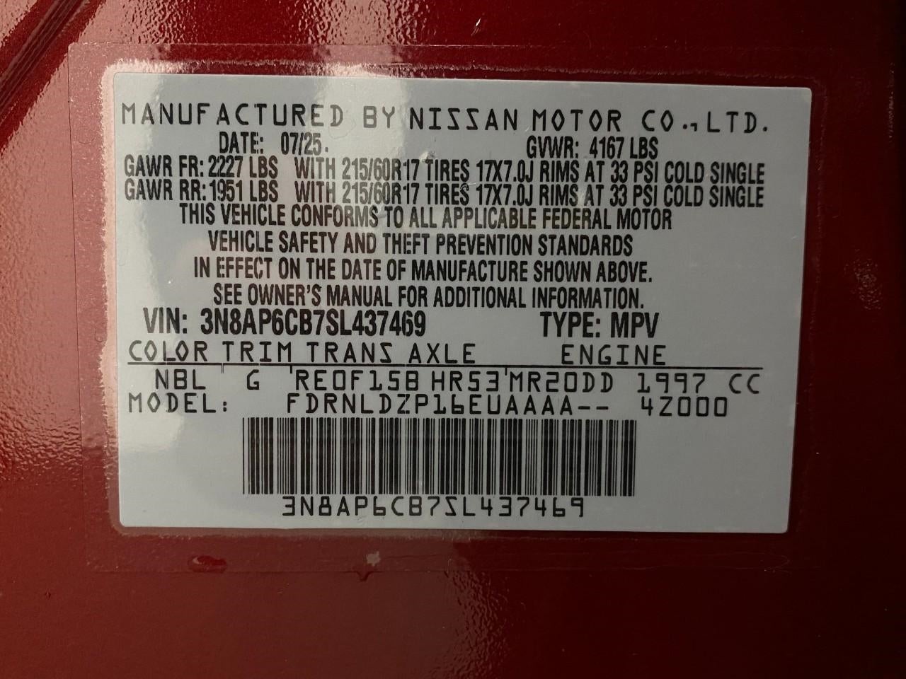 2025 Nissan Kicks SV AWD