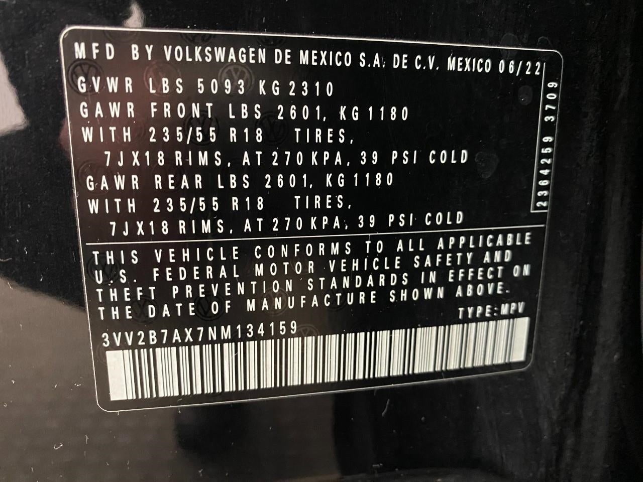 2022 Volkswagen Tiguan 2.0T SE 4MOTION