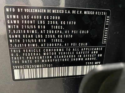 2025 Volkswagen Taos S 4MOTION