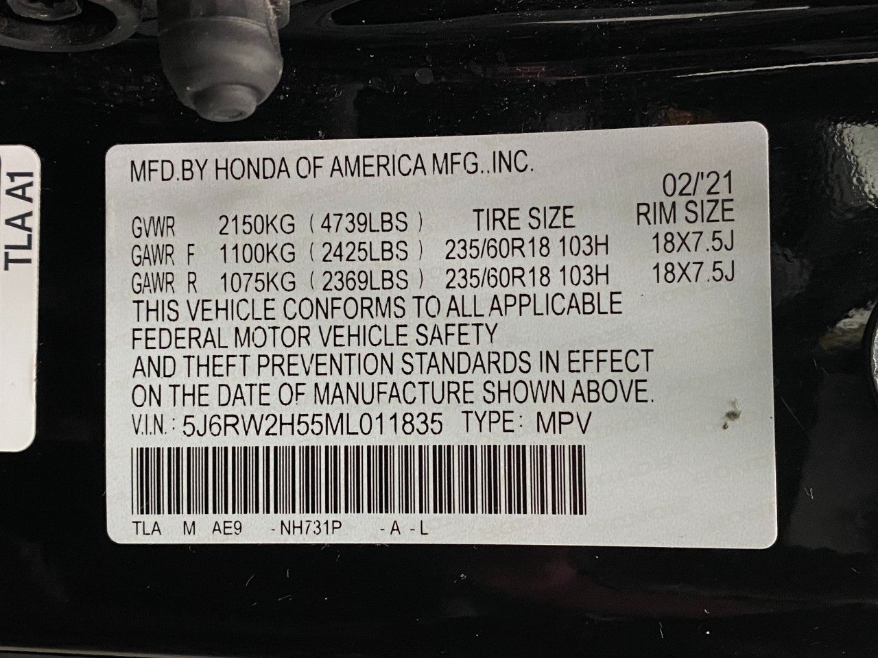 2021 Honda CR-V EX AWD