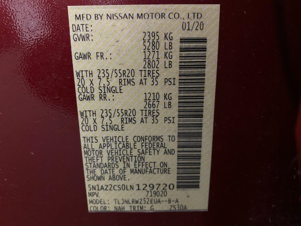2020 Nissan Murano AWD SL