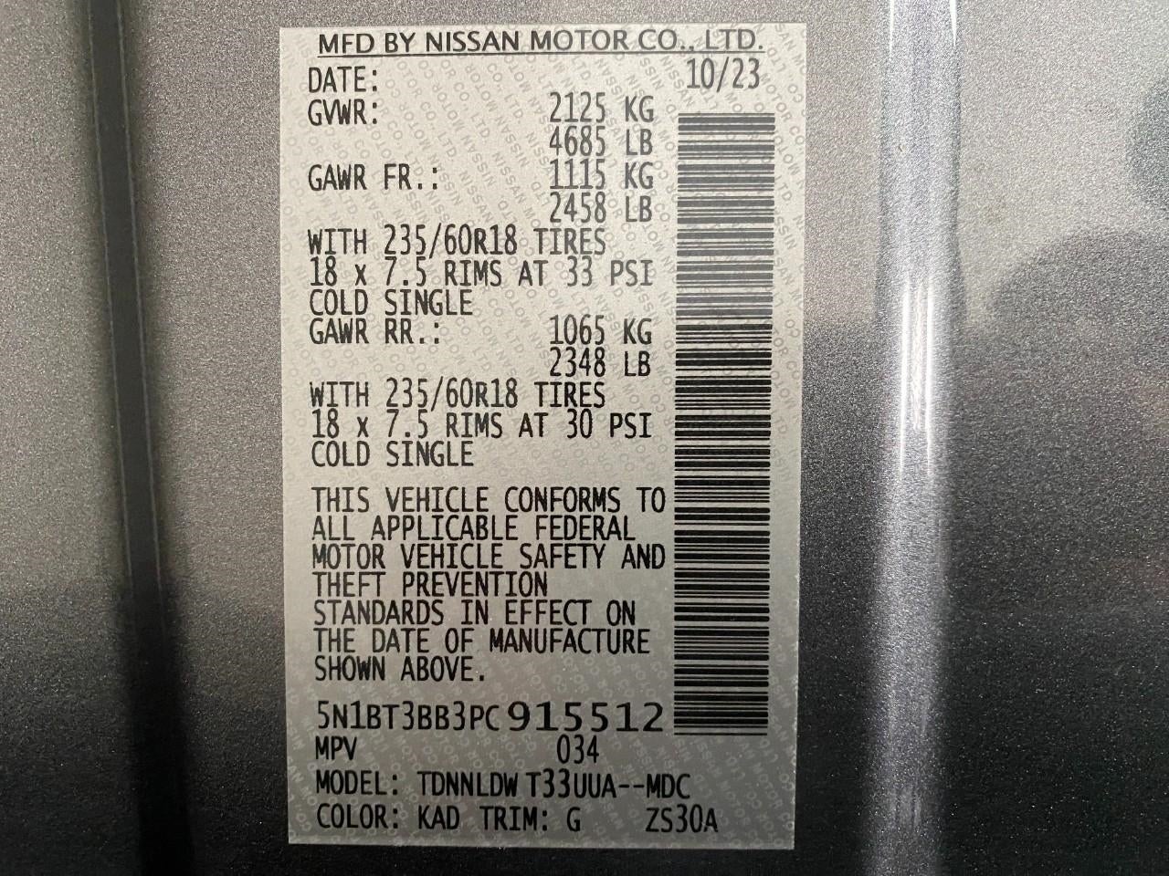 2023 Nissan Rogue AWD SV