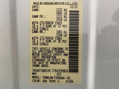 2023 Nissan Rogue AWD SV