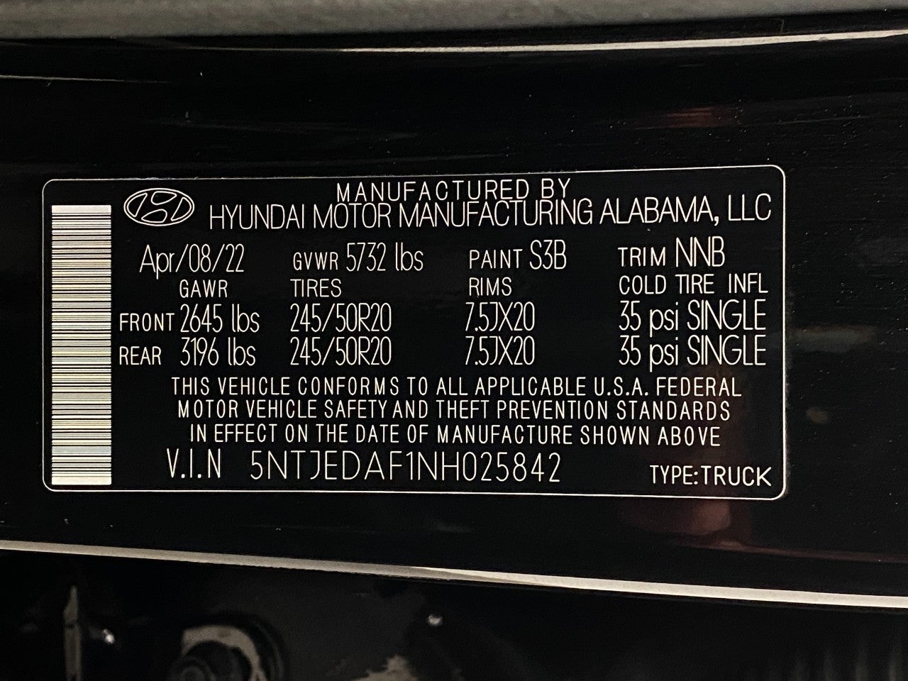 2022 Hyundai Santa Cruz Limited AWD