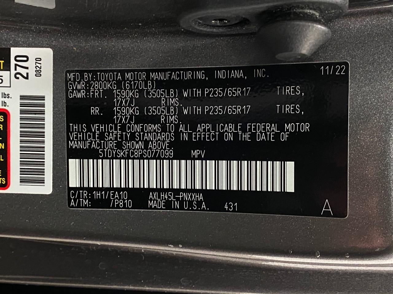 2023 Toyota Sienna XLE AWD 7-Passenger