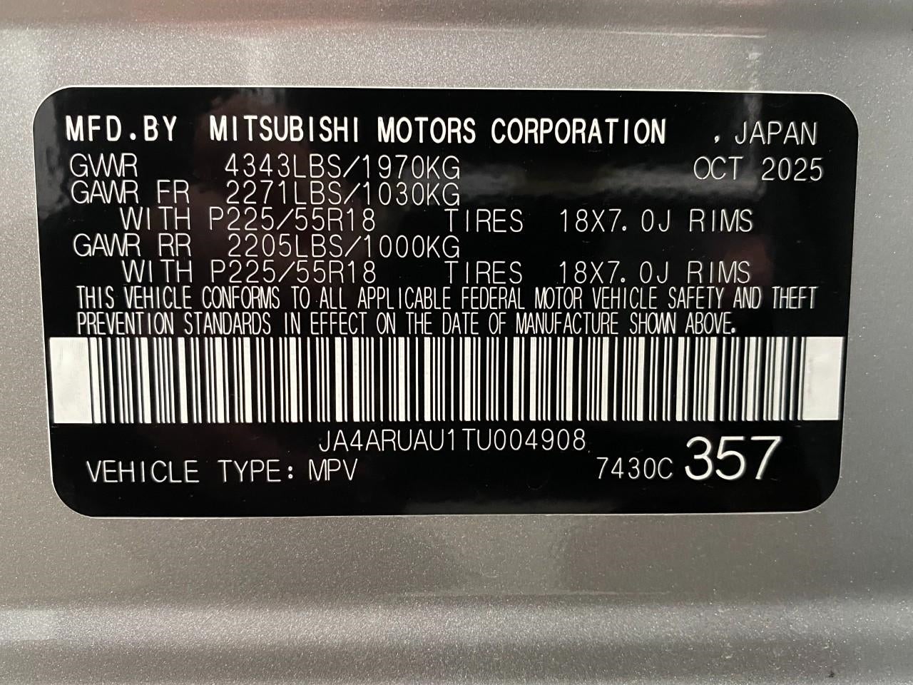 2026 Mitsubishi Outlander Sport ES 2.0 AWC