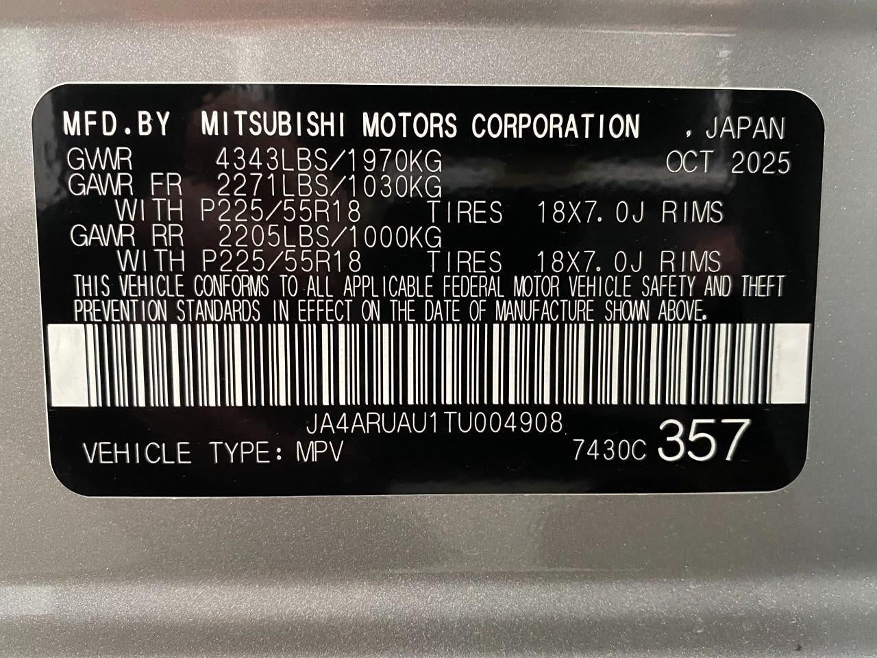 2026 Mitsubishi Outlander Sport ES 2.0 AWC