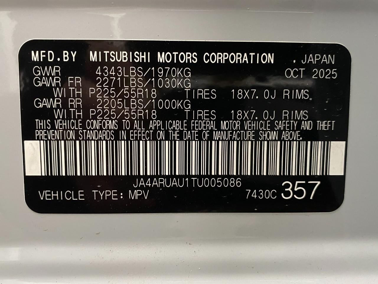 2026 Mitsubishi Outlander Sport ES 2.0 AWC
