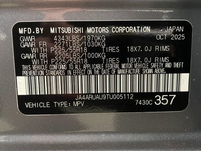 2026 Mitsubishi Outlander Sport Railliart 2.0 AWC