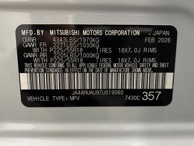 2026 Mitsubishi Outlander Sport LE 2.0 AWC