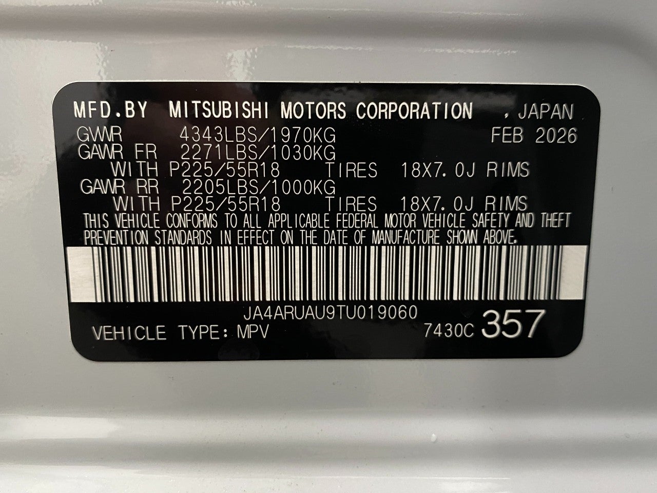 2026 Mitsubishi Outlander Sport LE 2.0 AWC