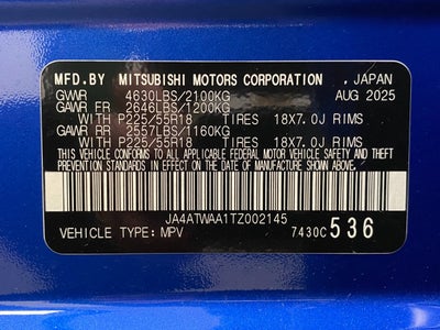 2026 Mitsubishi Eclipse Cross Black Edition S-AWC