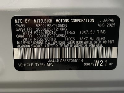 2025 Mitsubishi Outlander ES S-AWC