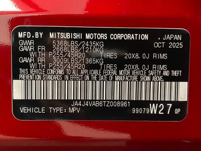 2026 Mitsubishi Outlander SE S-AWC