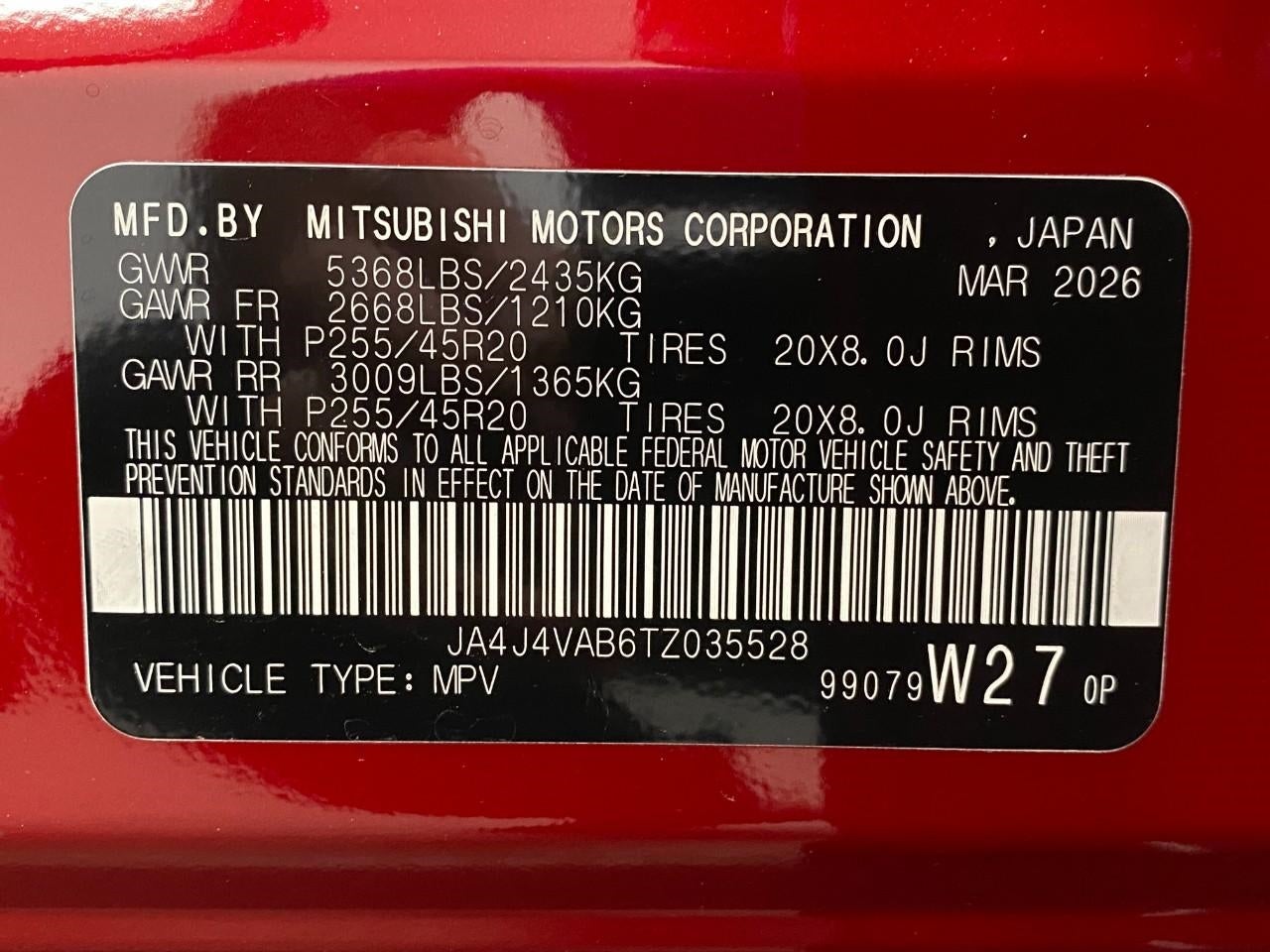 2026 Mitsubishi Outlander LE S-AWC