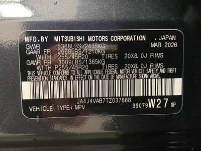 2026 Mitsubishi Outlander LE S-AWC