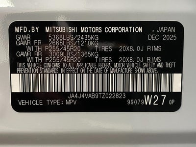 2026 Mitsubishi Outlander SE S-AWC