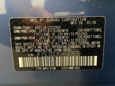 2025 Subaru Forester Premium AWD
