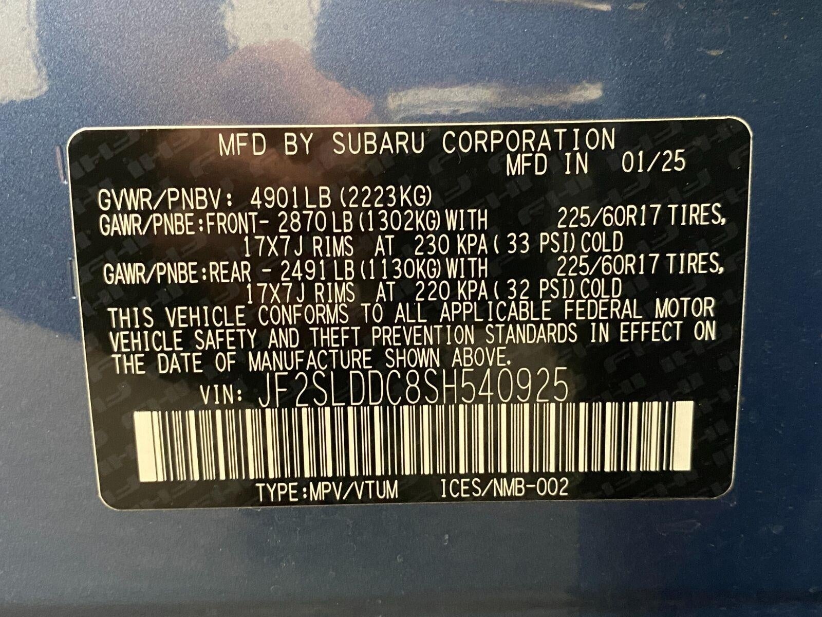 2025 Subaru Forester Premium AWD