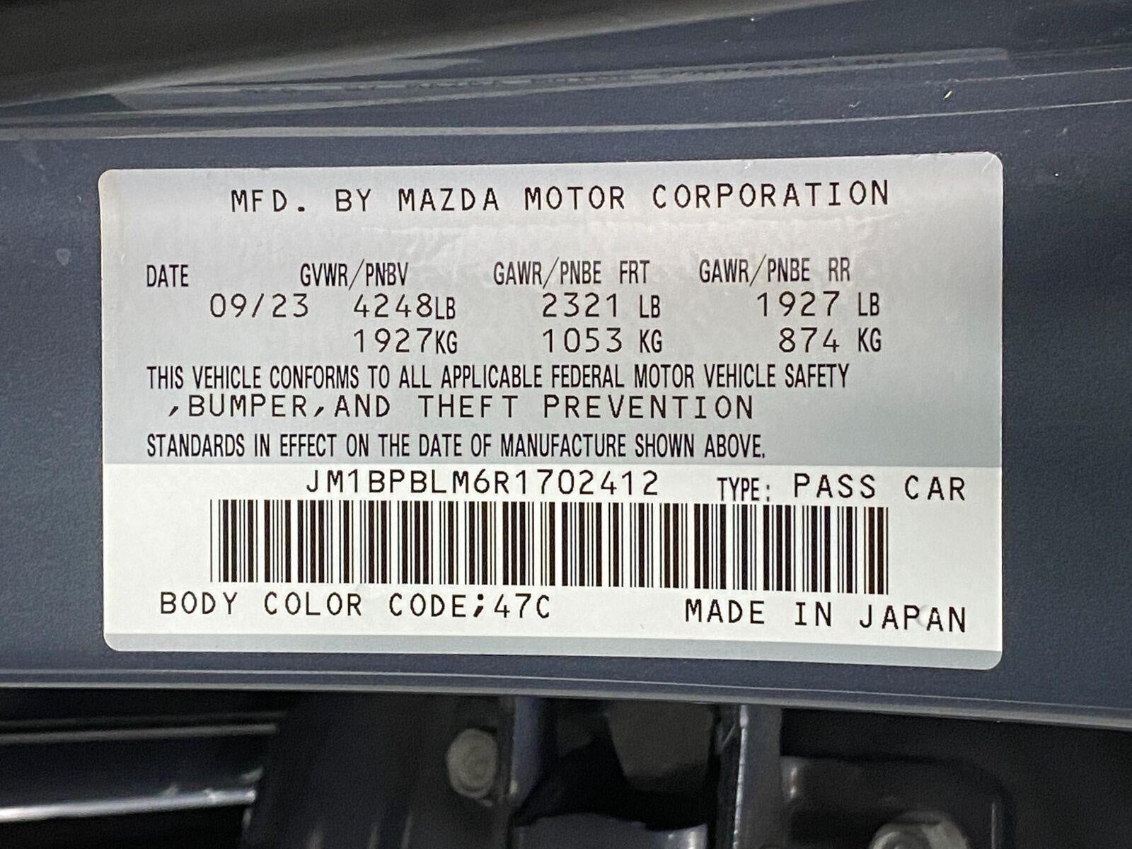 2024 Mazda Mazda3 Hatchback 2.5 S Carbon Edition Auto AWD