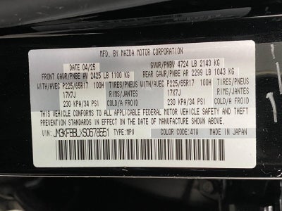 2025 Mazda Mazda CX-5 2.5 S Select Package AWD