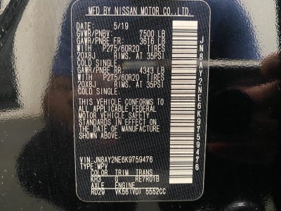 2019 Nissan Armada 4x4 Platinum