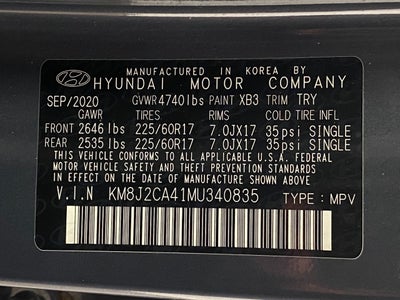 2021 Hyundai Tucson SE AWD