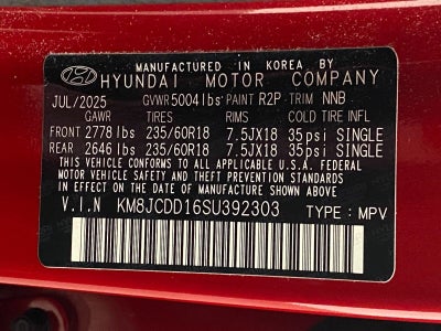 2025 Hyundai Tucson Hybrid SEL Convenience AWD