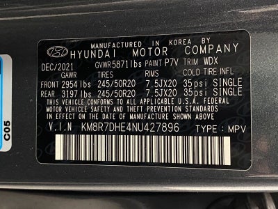 2022 Hyundai Palisade Calligraphy AWD