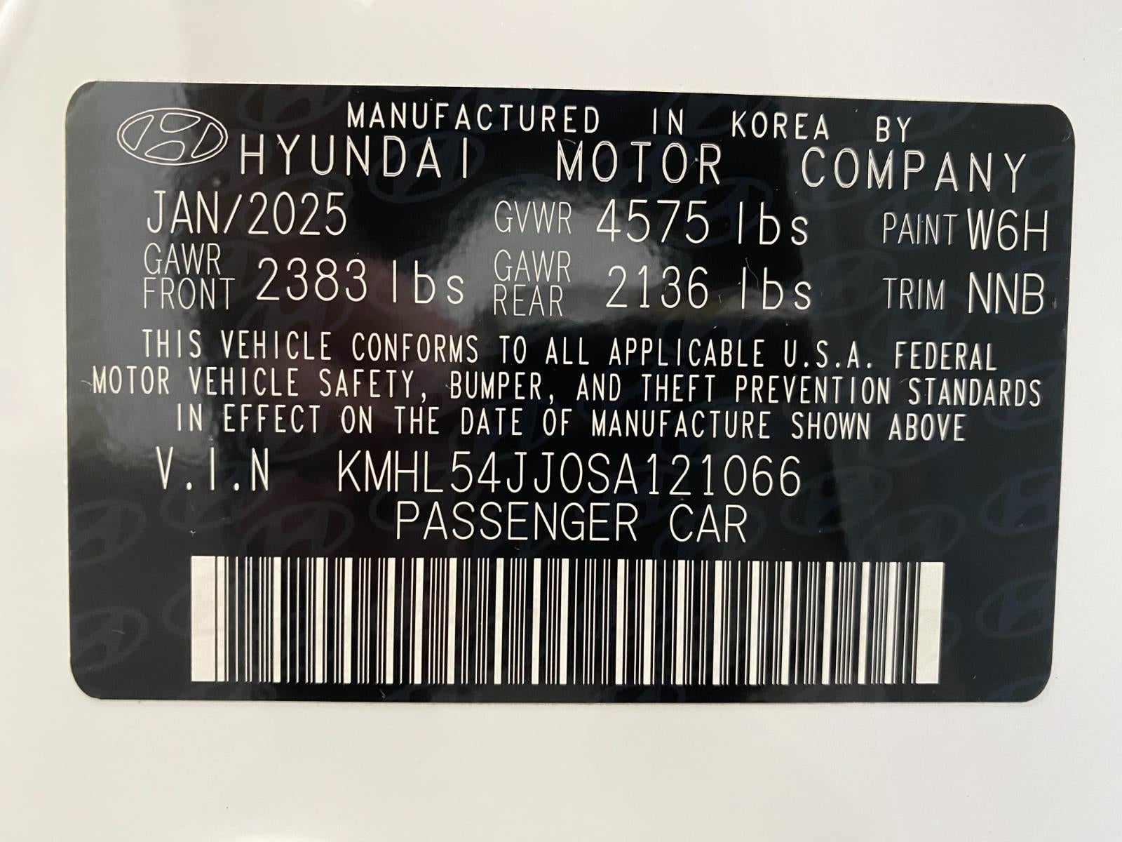 2025 Hyundai Sonata Hybrid Limited FWD