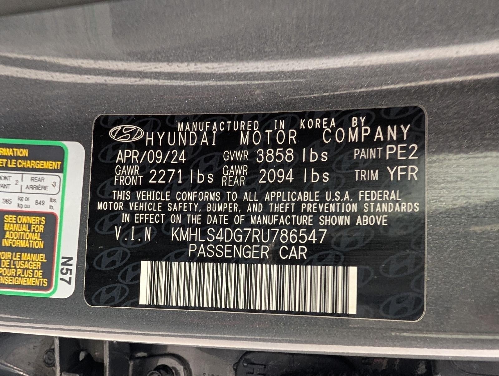 2024 Hyundai Elantra SEL IVT