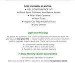 2025 Hyundai Elantra SEL Convenience IVT