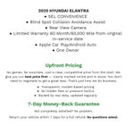 2025 Hyundai Elantra SEL Convenience IVT